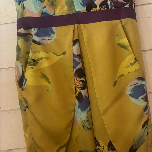 Vince Camuto Yellow and Purple Floral Dress - Picture 3 of 13